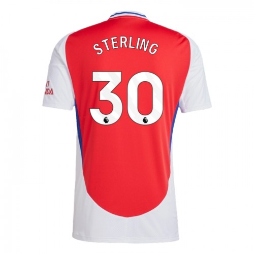Fotballtrøye Arsenal Sterling 30 Hjemmedrakt 2024-25 Kortermet Fotballtrøye Arsenal Sterling 30 Hjemmedrakt 2024-25 Kortermet